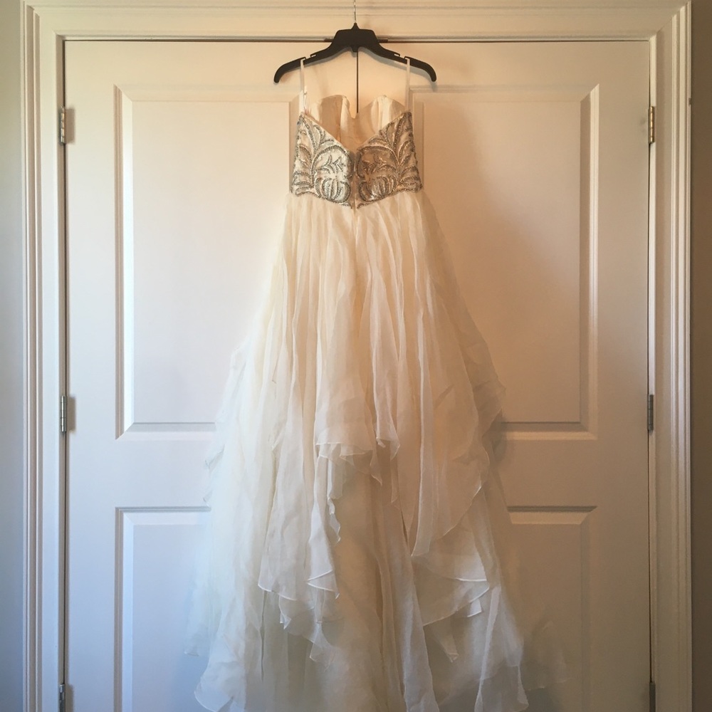 Watters Daniella beaded wedding gown 6072b - Picture 9 of 11
